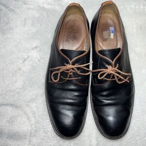 Johnson & Murphy Black Leather Oxfords‎ Size 11M
